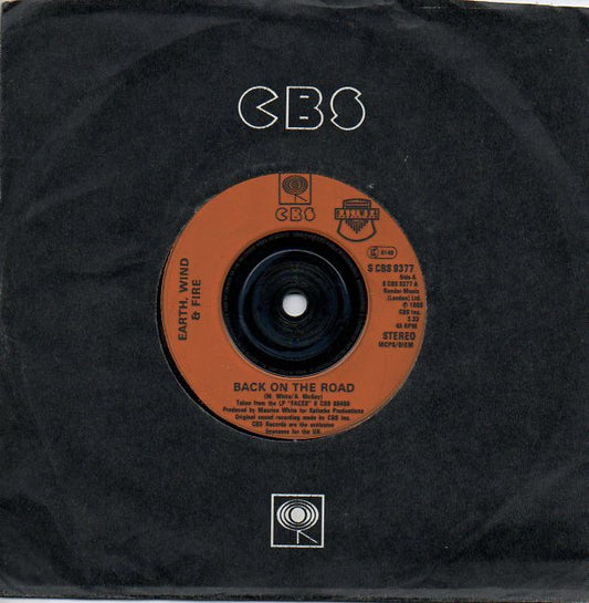 Earth, Wind & Fire - Back On The Road (7", Single, Mou)