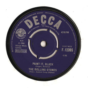 The Rolling Stones - Paint It, Black (7", Single)
