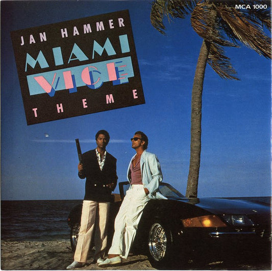 Jan Hammer - Miami Vice Theme (7", Single, Fre)