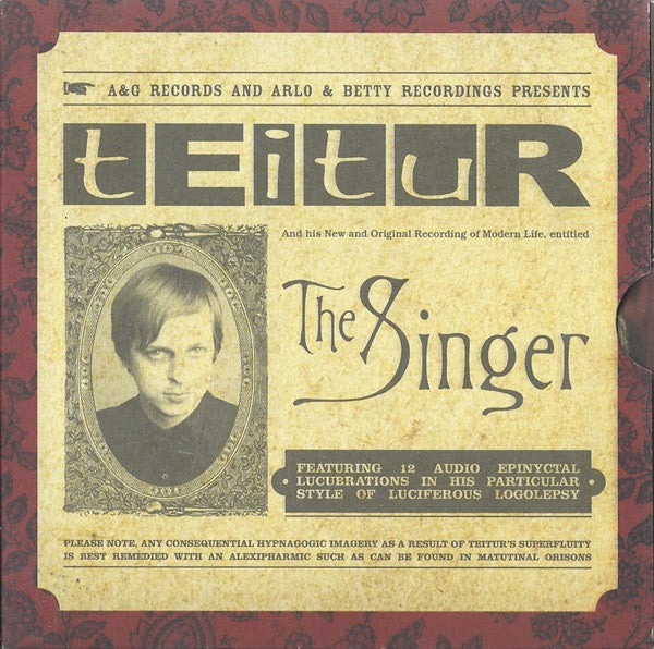 Teitur - The Singer (CD, Album)