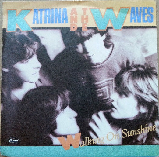 Katrina And The Waves - Walking On Sunshine (7", Single, Bla)