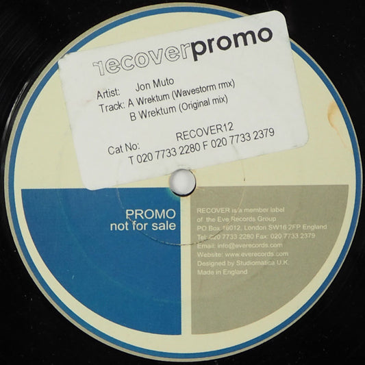 Jon Muto - Wrektum (12", Promo)
