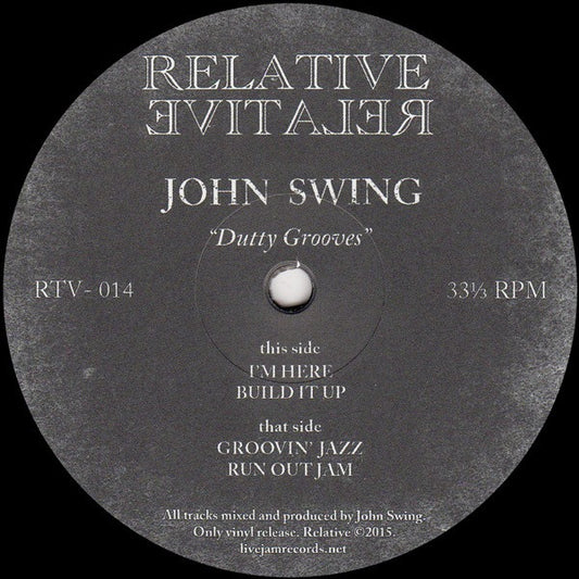 John Swing - Dutty Grooves (12", EP)