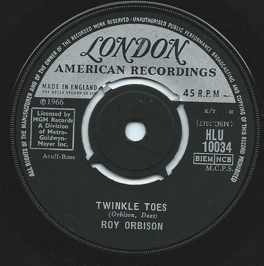 Roy Orbison - Twinkle Toes (7", Single)