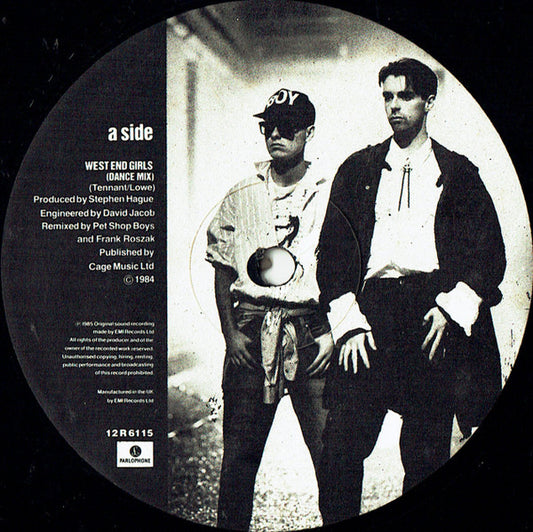 Pet Shop Boys - West End Girls (Dance Mix) (12", Single, EMI)