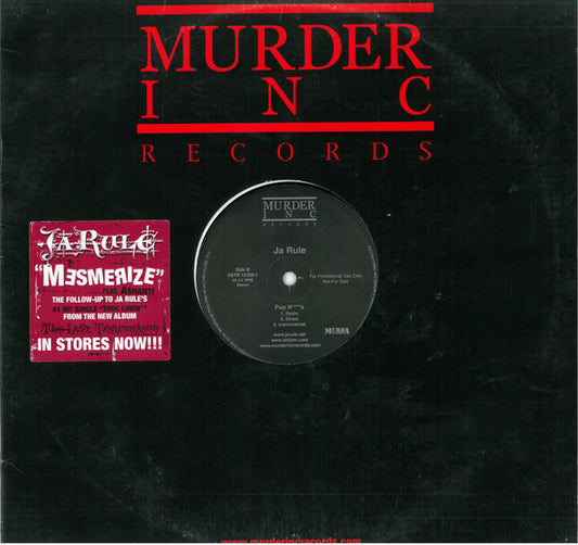 Ja Rule - Mesmerize / Pop N****s (12", Promo)