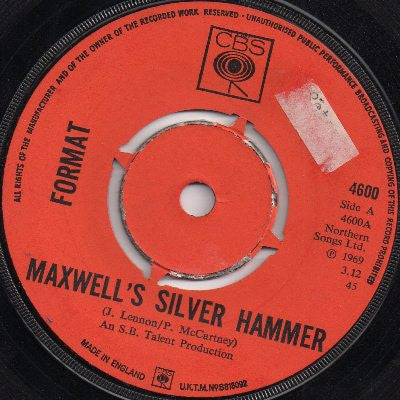 Format (10) - Maxwell's Silver Hammer (7", Single)