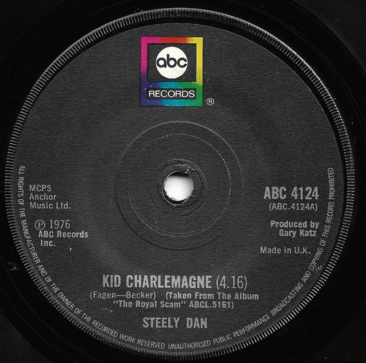 Steely Dan - Kid Charlemagne (7", Single)