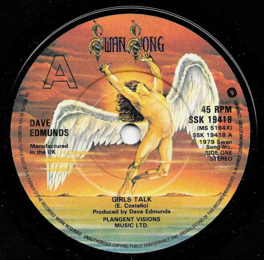 Dave Edmunds - Girls Talk (7", Single)