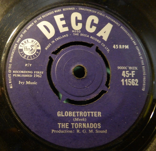 The Tornados - Globetrotter (7", Single)