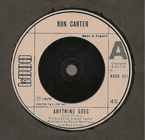 Ron Carter - Anything Goes (7", Single)