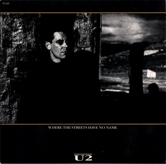 U2 - Where The Streets Have No Name (7", Single, Blu)