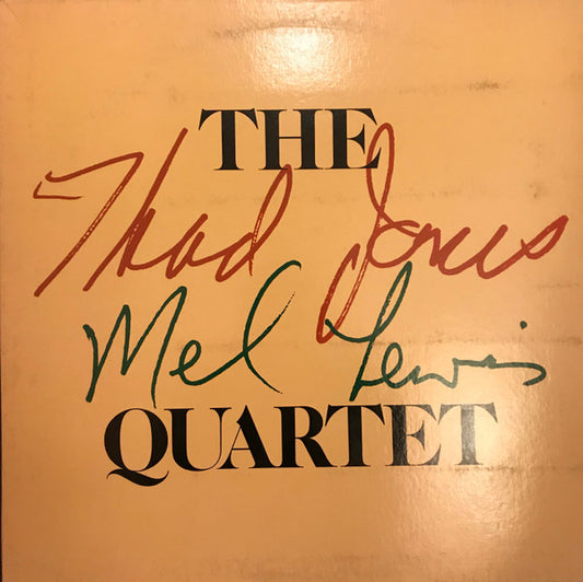 The Thad Jones Mel Lewis Quartet - The Thad Jones / Mel Lewis Quartet (LP, Album, Gat)