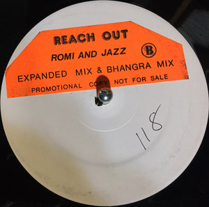 Romi & Jazz - Reach Out (12", Promo, Whi)