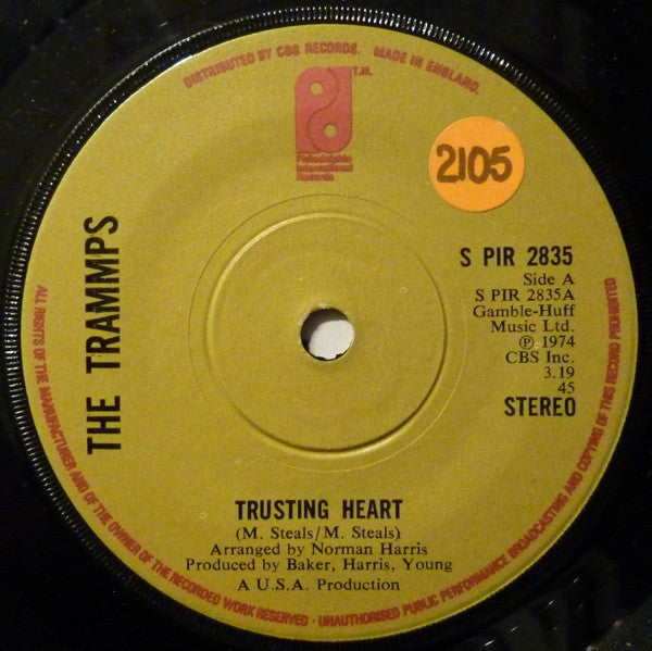The Trammps - Trusting Heart (7")