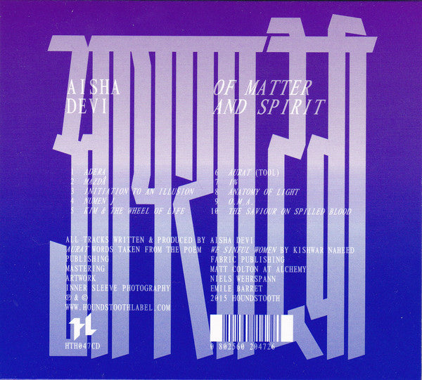 Aïsha Devi - Of Matter And Spirit (CD, Album)