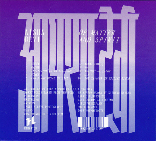 Aïsha Devi - Of Matter And Spirit (CD, Album)