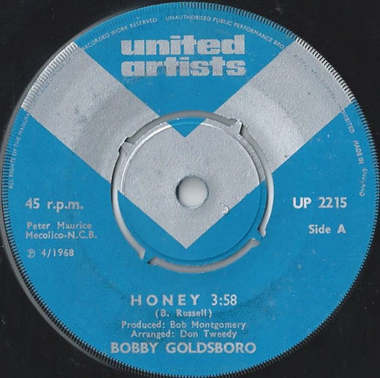 Bobby Goldsboro - Honey (7", Single, Kno)