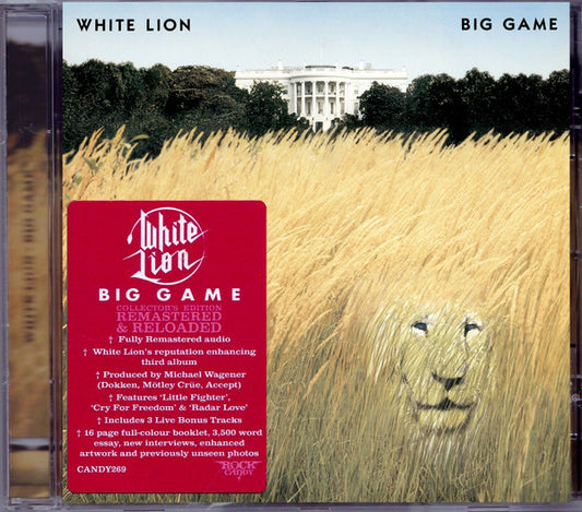 White Lion - Big Game (CD, Album, RE, RM)