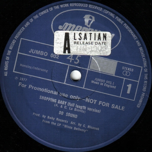 D.D. Sound - Shopping Baby (12", Promo)