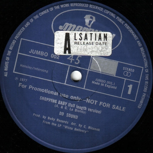 D.D. Sound - Shopping Baby (12", Promo)