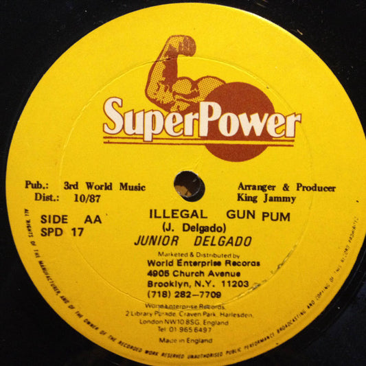 Shabba Ranks / Junior Delgado - Needle Eye Pum Pum / Illegal Gun (12")