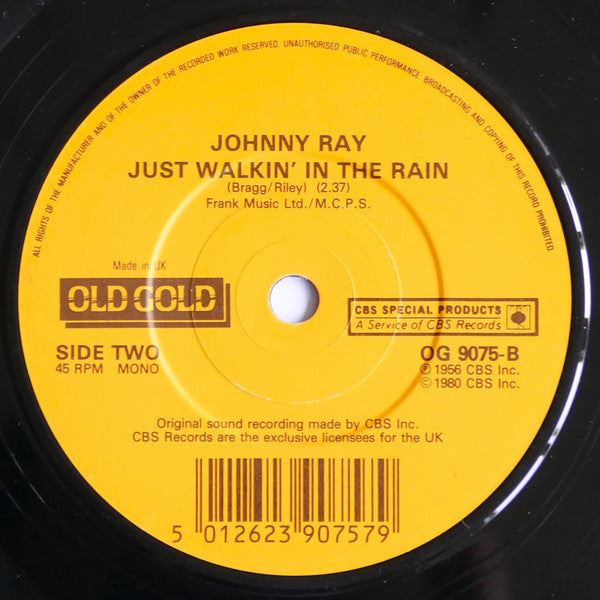 Johnny Ray* - Yes Tonight Josephine (7", Single, Mono, RP)