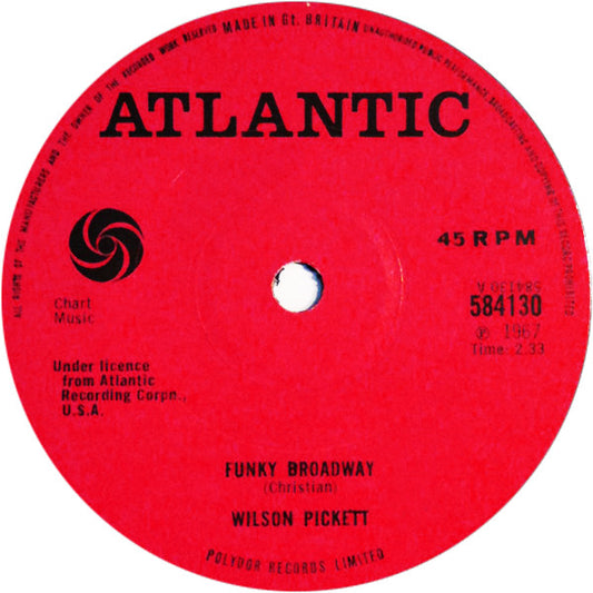 Wilson Pickett - Funky Broadway (7", Sol)