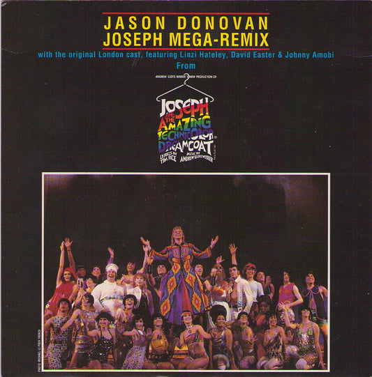Jason Donovan With The Original London Cast* Featuring Linzi Hateley, David Easter & Johnny Amobi - Joseph Mega-Remix (7", Single)