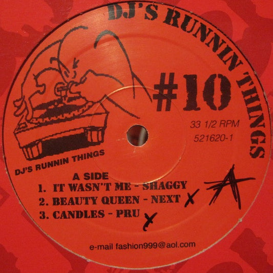 Various - DJ's Runnin Things #10 (12", Unofficial)