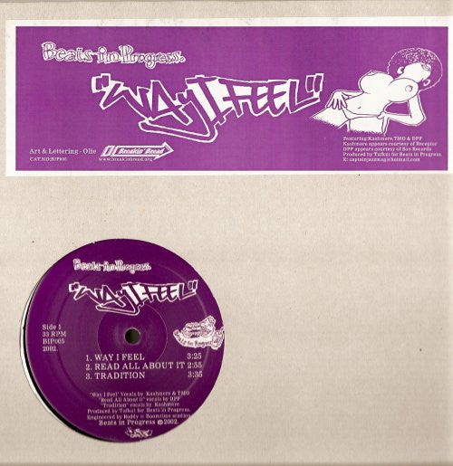 Beats In Progress - Way I Feel (12", Single)