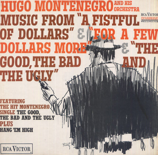 Hugo Montenegro And His Orchestra - Music From "A Fistful Of Dollars" & "For A Few Dollars More" & "The Good, The Bad And The Ugly" (LP)