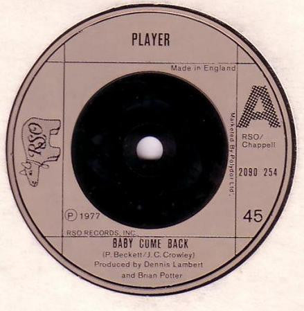 Player (4) - Baby Come Back (7", Single)