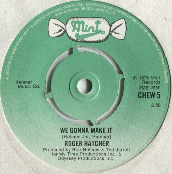 Roger Hatcher - We Gonna Make It (7", Single)