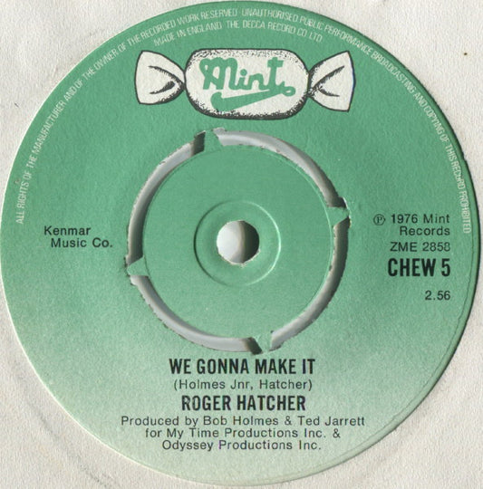 Roger Hatcher - We Gonna Make It (7", Single)