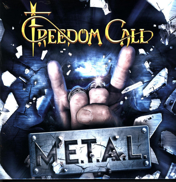 Freedom Call - M.E.T.A.L. (2xLP, Album, Blu + CD, Album)