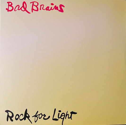 Bad Brains - Rock For Light (LP, Album, RE, RM)