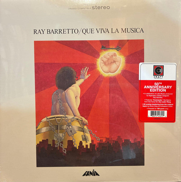 Ray Barretto - Que Viva La Musica (LP, Album, RE, 50t)