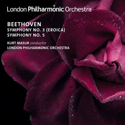 Beethoven*, Kurt Masur, London Philharmonic Orchestra - Symphonies Nos. 3 & 5 (CD, Album)