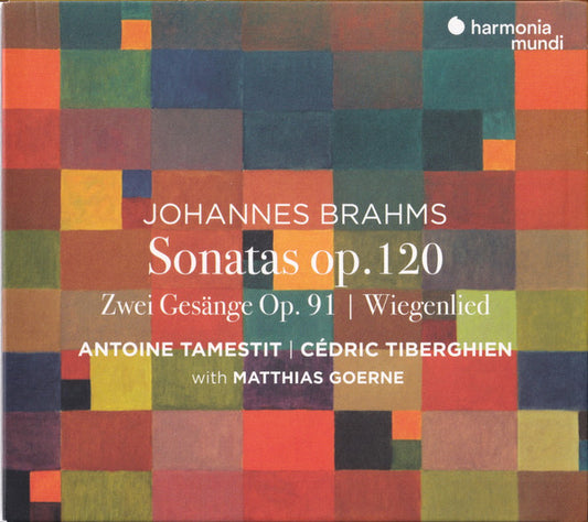 Johannes Brahms, Antoine Tamestit, Cédric Tiberghien With Matthias Goerne - Sonatas Op.120 | Zwei Gesänge Op. 91 | Wiegenlied (CD)