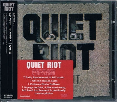 Quiet Riot - QR III (CD, Album, RE, RM)