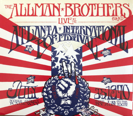 The Allman Brothers Band - Live At The Atlanta International Pop Festival July 3 & 5, 1970 (2xCD, Album, RE)