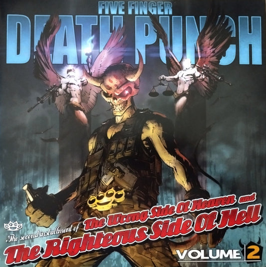 Five Finger Death Punch - The Wrong Side Of Heaven And The Righteous Side Of Hell, Volume 2 (2xLP, Album, Ltd, RP, Gol)