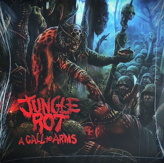 Jungle Rot - A Call To Arms (LP, Album, Red)