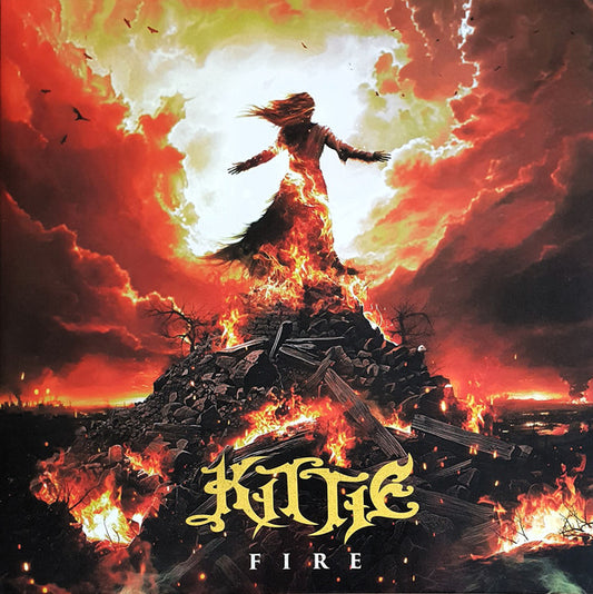 Kittie - Fire (LP, Album, Gol)
