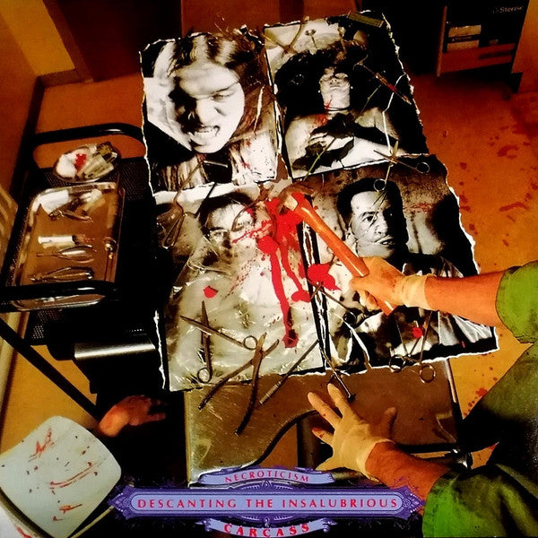 Carcass - Necroticism - Descanting The Insalubrious (LP, Album, RE, RM, RP)