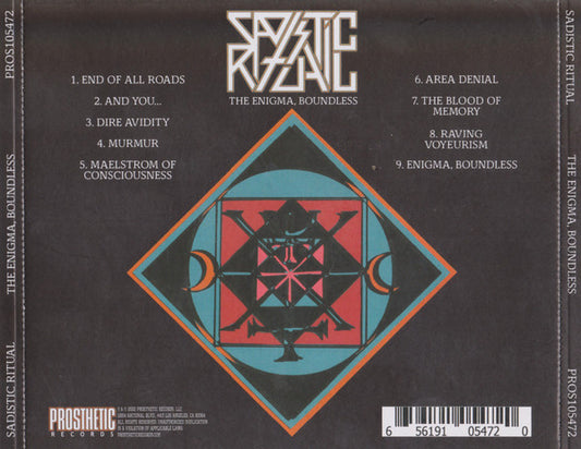 Sadistic Ritual - The Enigma, Boundless (CD, Album)