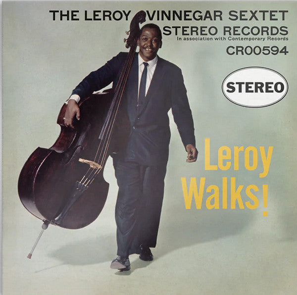 The Leroy Vinnegar Sextet* - Leroy Walks! (LP, Album, RE, 180)