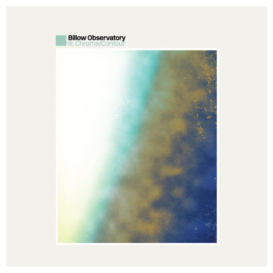 Billow Observatory - III: Chroma/Contour (CD, Album)
