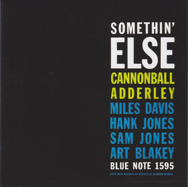 Cannonball Adderley - Somethin' Else (CD, Album, RE, RM, Arv)